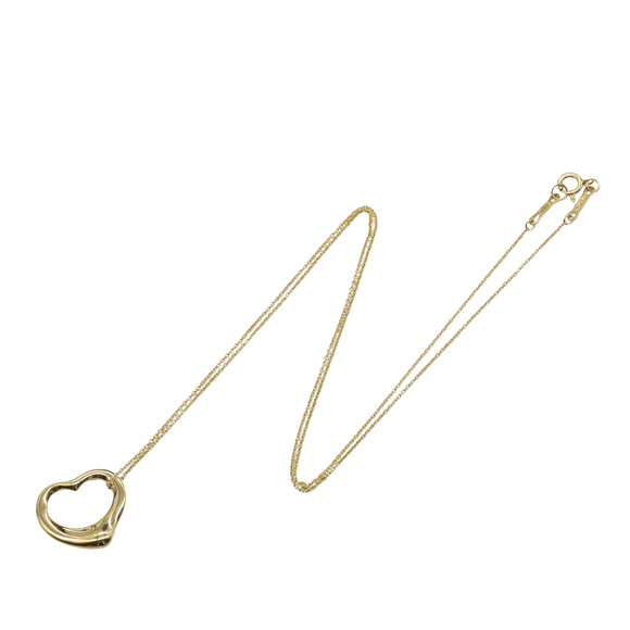 Pre-Loved Tiffany 18K Yellow Gold Small Elsa Peretti Open Heart